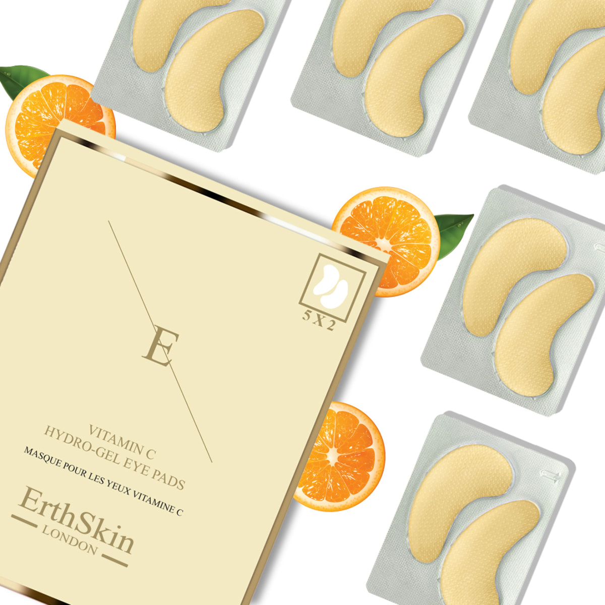 Parches oculares de hidrogel con vitamina C