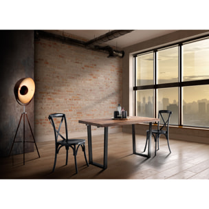 SAWYER - TAVOLO PRANZO /140 CON PROLUNGHE - misura 140X80X76