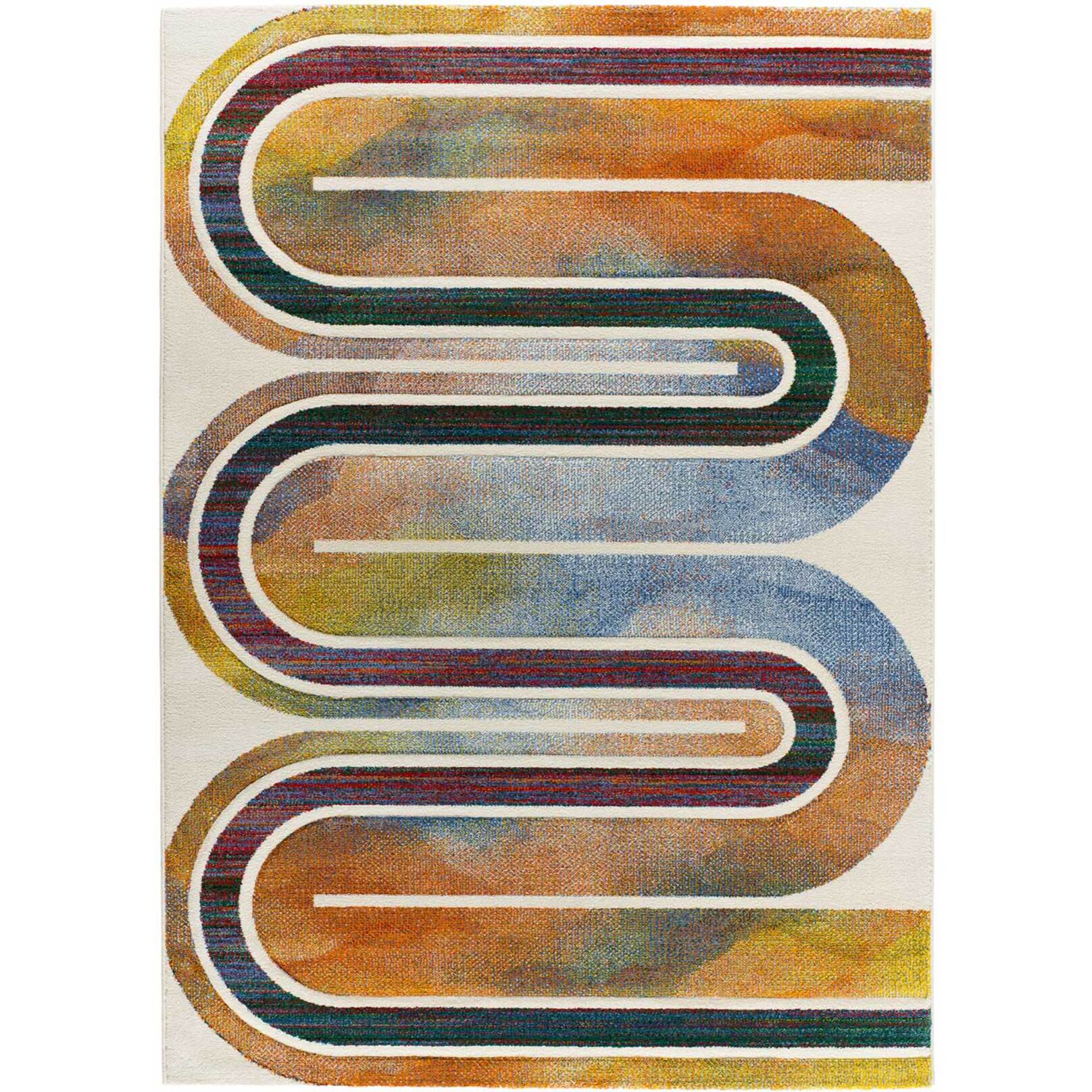 SYBIL Alfombra geométrica en multicolor, varias medidas disponibles