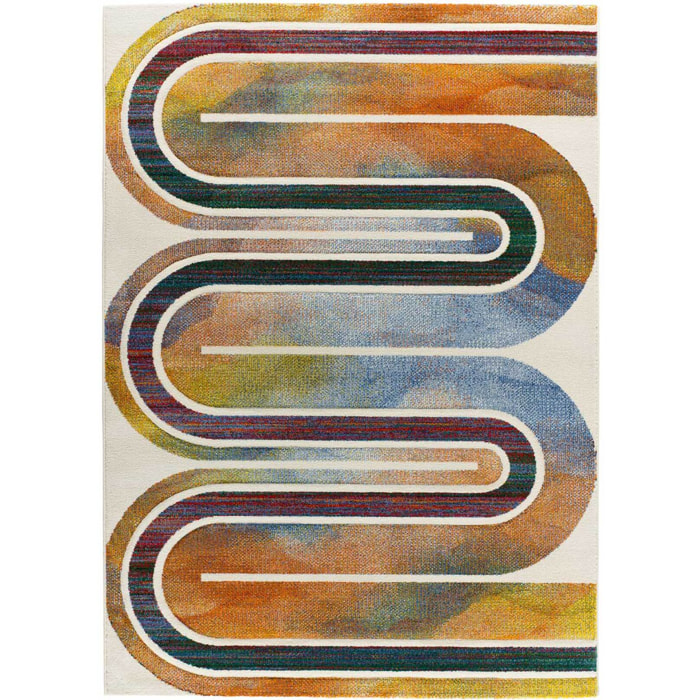 SYBIL Alfombra geométrica en multicolor, varias medidas disponibles