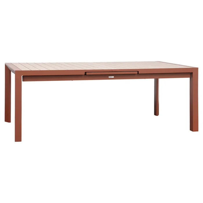Table de jardin 10 places Evasion extensible miel/acajou