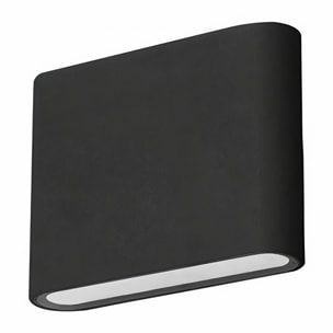 Forlight Aplique Ip65 Grove Opaque Square Led 2,6W 4000K Negro 89Lm
