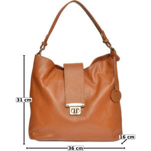 Tote Anna Luchini Cammello