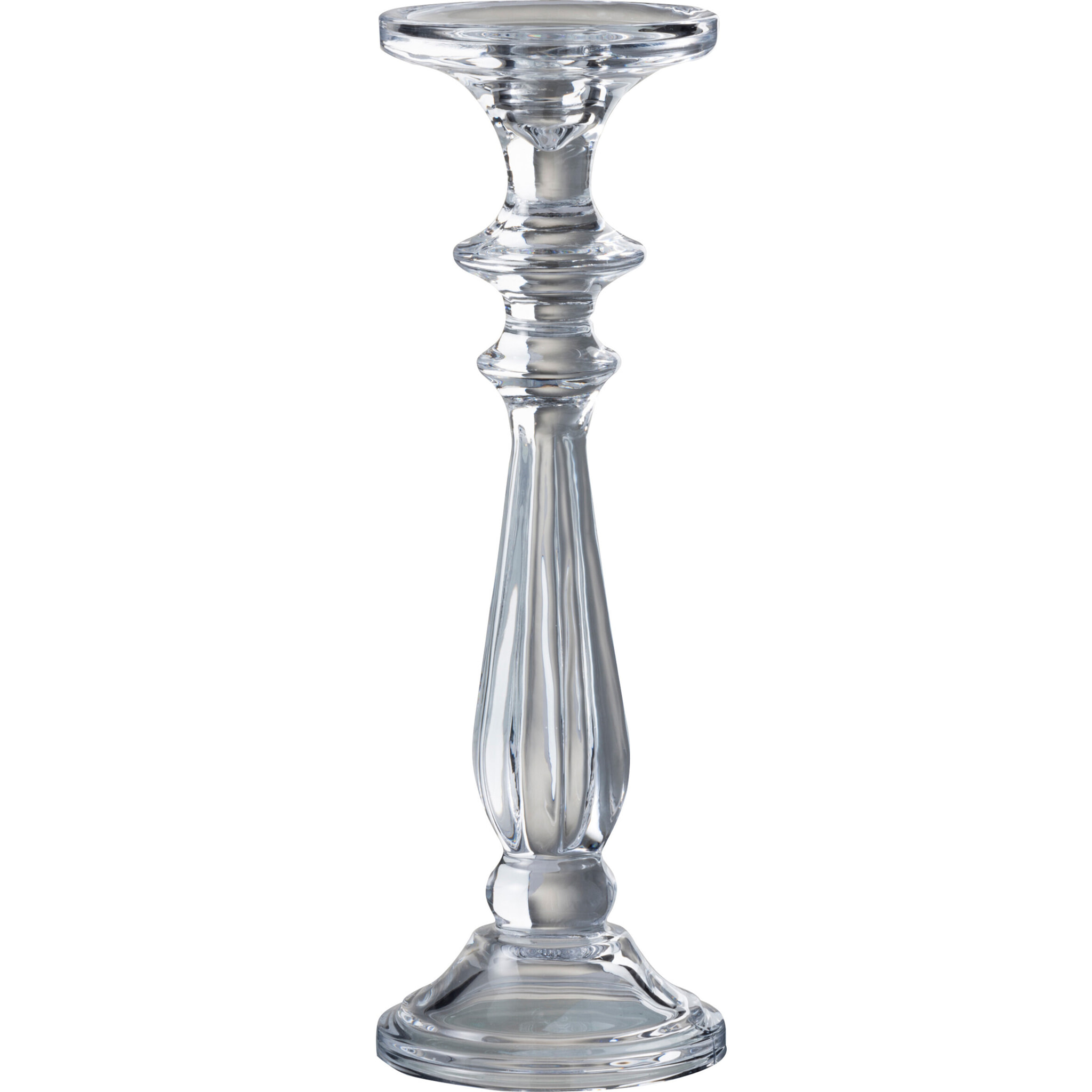 J-Line chandelier/bougeoir Tibo - verre - transparent - large