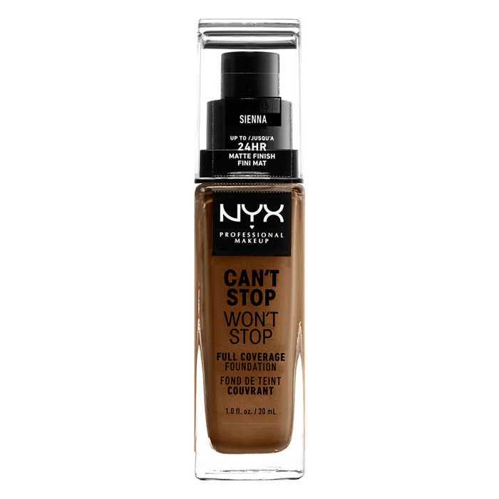 NYX Professional Makeup Can't Stop Won't Stop Fond de teint Sienna