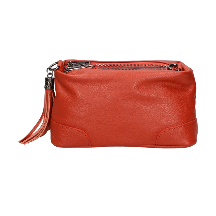 Borsa a mano da donna - Modello Lidia - Vera pelle - 25.0 x 14.0 x 10.0 cm