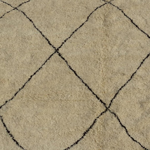 Authentique tapis berbère fait à la main en laine JIKI