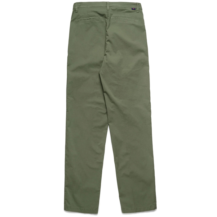 Kappa - Pantalones Mujer Verde - Noelia Light Poplin