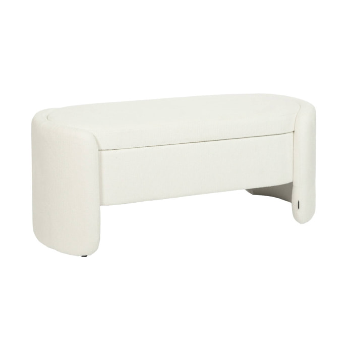 Banc coffre, bout de lit contemporain tissu KALO