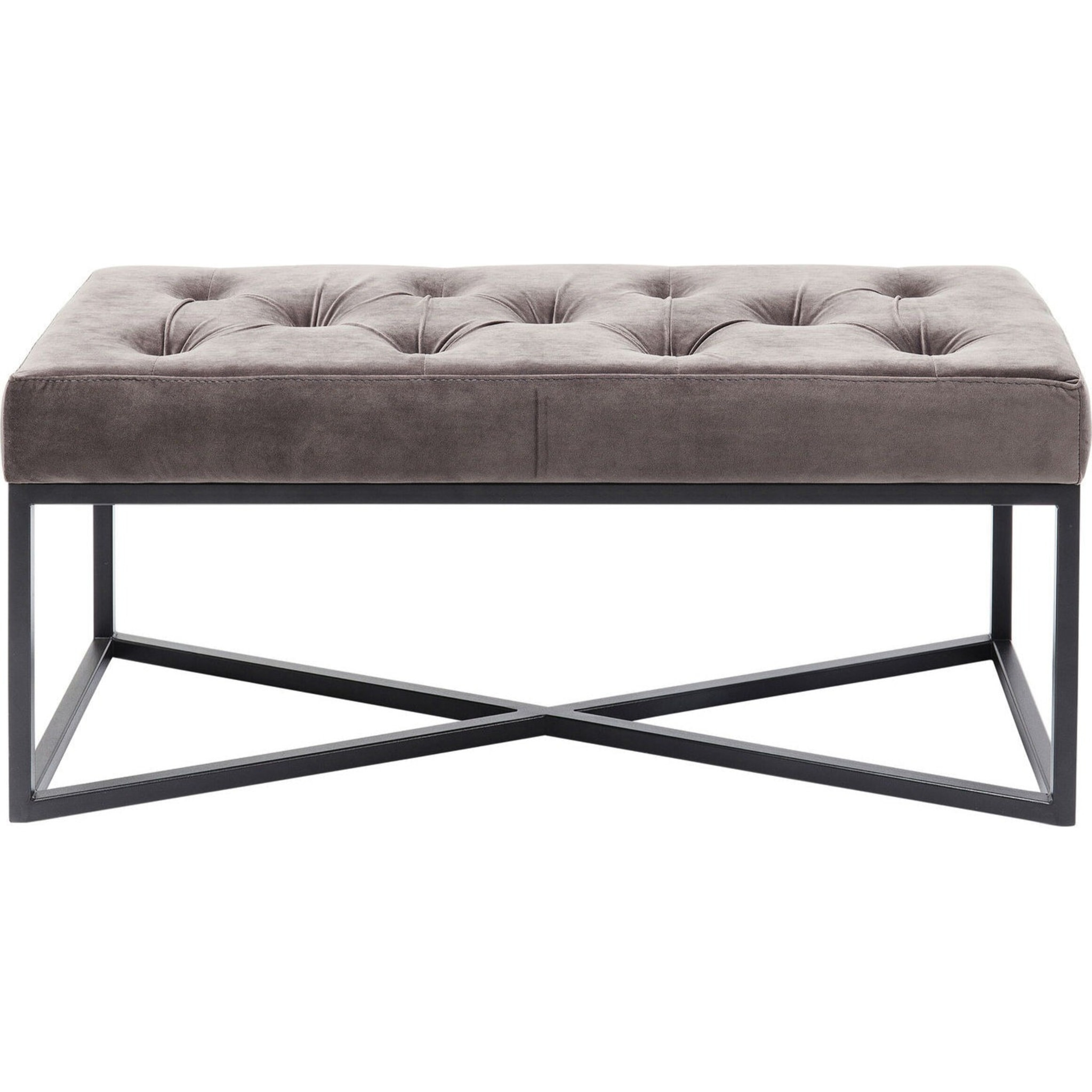 Banc Crossover gris et noir Kare Design