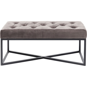 Banc Crossover gris et noir Kare Design