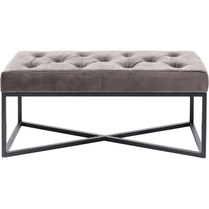 Banc Crossover gris et noir Kare Design