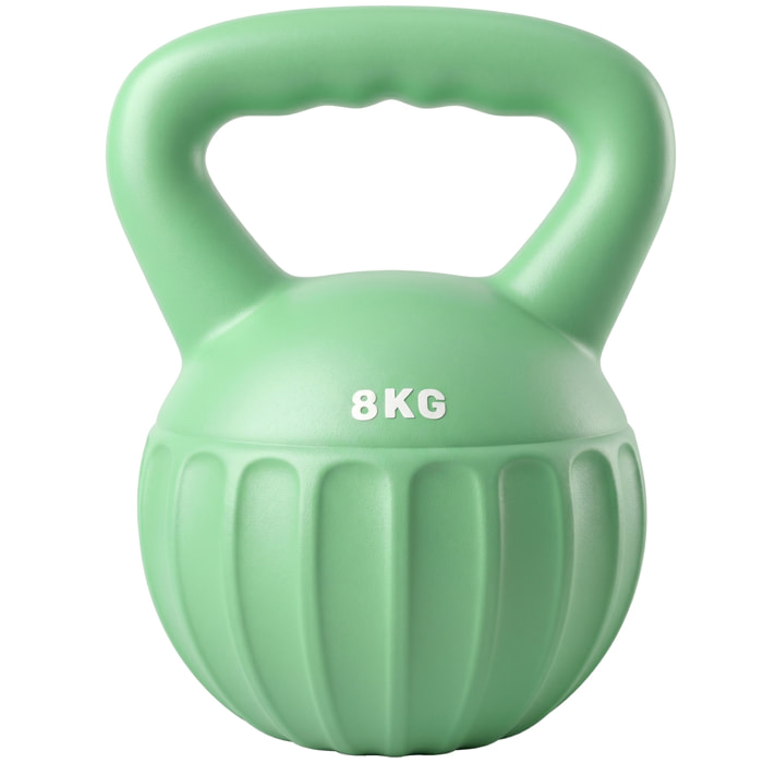 Kettlebell 8 Kg poignée antidérapante vert