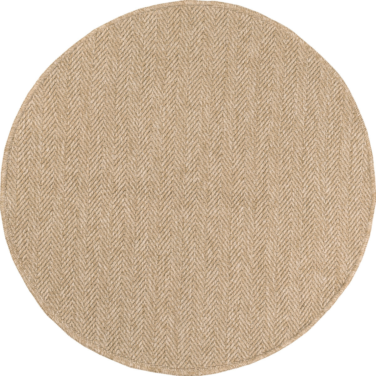 Nature - tapis aspect toile de jute naturel beige