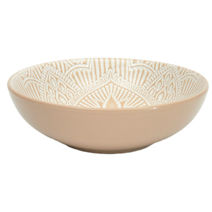 Assiette Creuse Sahara Beige 18.5cm