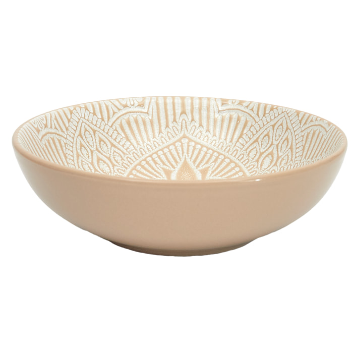 Assiette Creuse Sahara Beige 18.5cm
