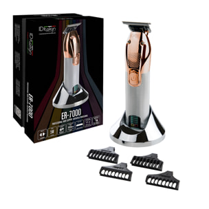 Cortapelos profesional - T - Shape ER - 7000 - gris/dorado - 100 - 240 V