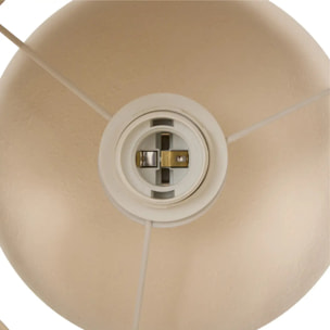 Lampe Obine cylindrique H.42cm beige
