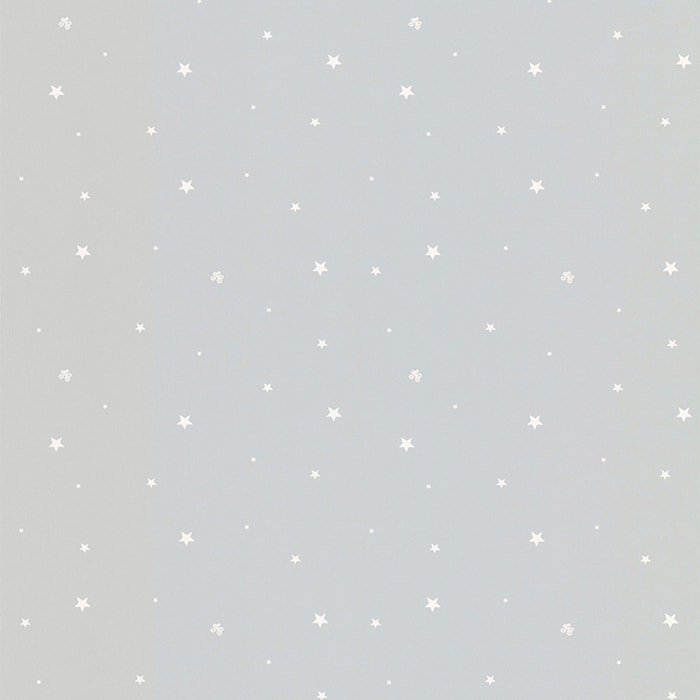 Papier peint enfant LUTECE pluie d'étoiles - Gris clair