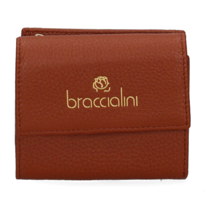 Portafoglio  da donna In Vera pelle Made in Italy 11x8,5x4 cm