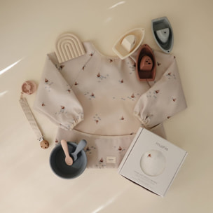 Mushie Babero Con Mangas Solid