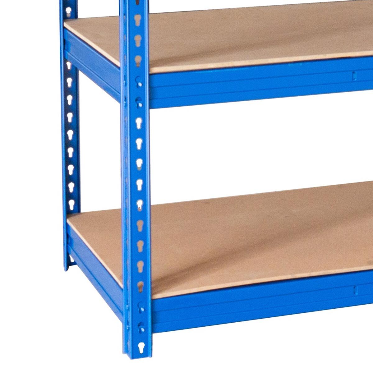 Scaffali metallici 150x75x30 cm 5 ripiani blu