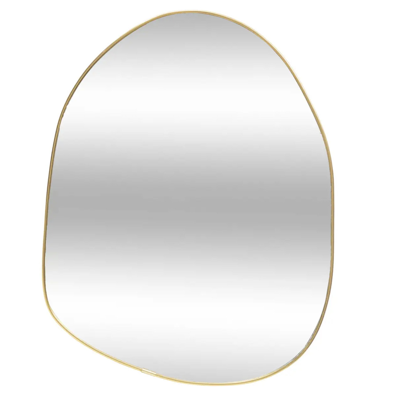 Miroir "Roman" en bois H39cm doré