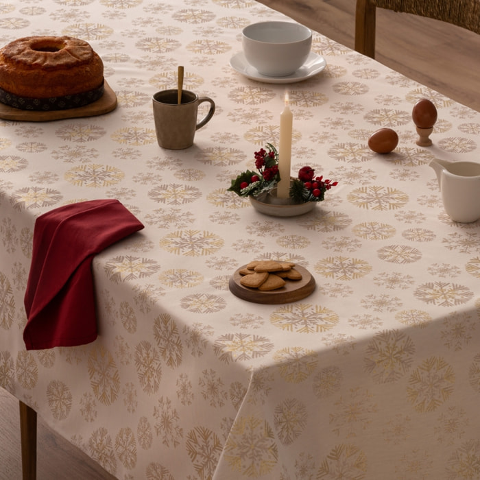 Mantel antimanchas SNOWBERRY ORO
