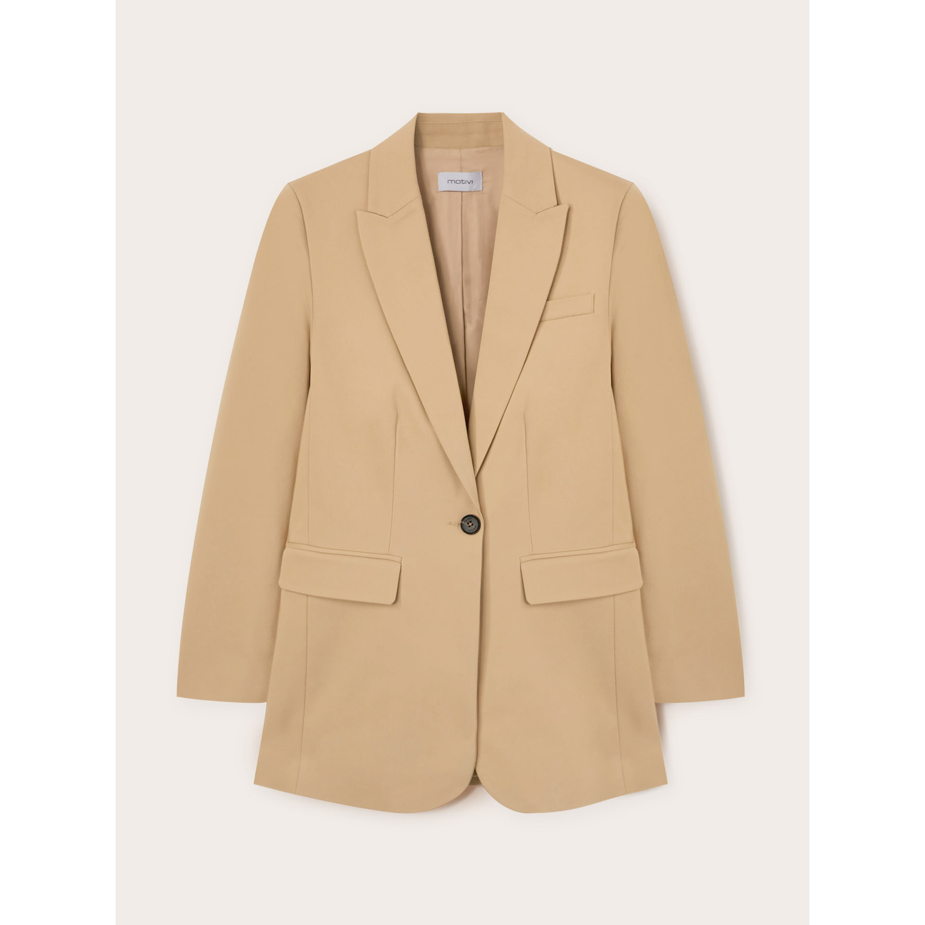 Motivi - Giacca blazer monopetto - Beige