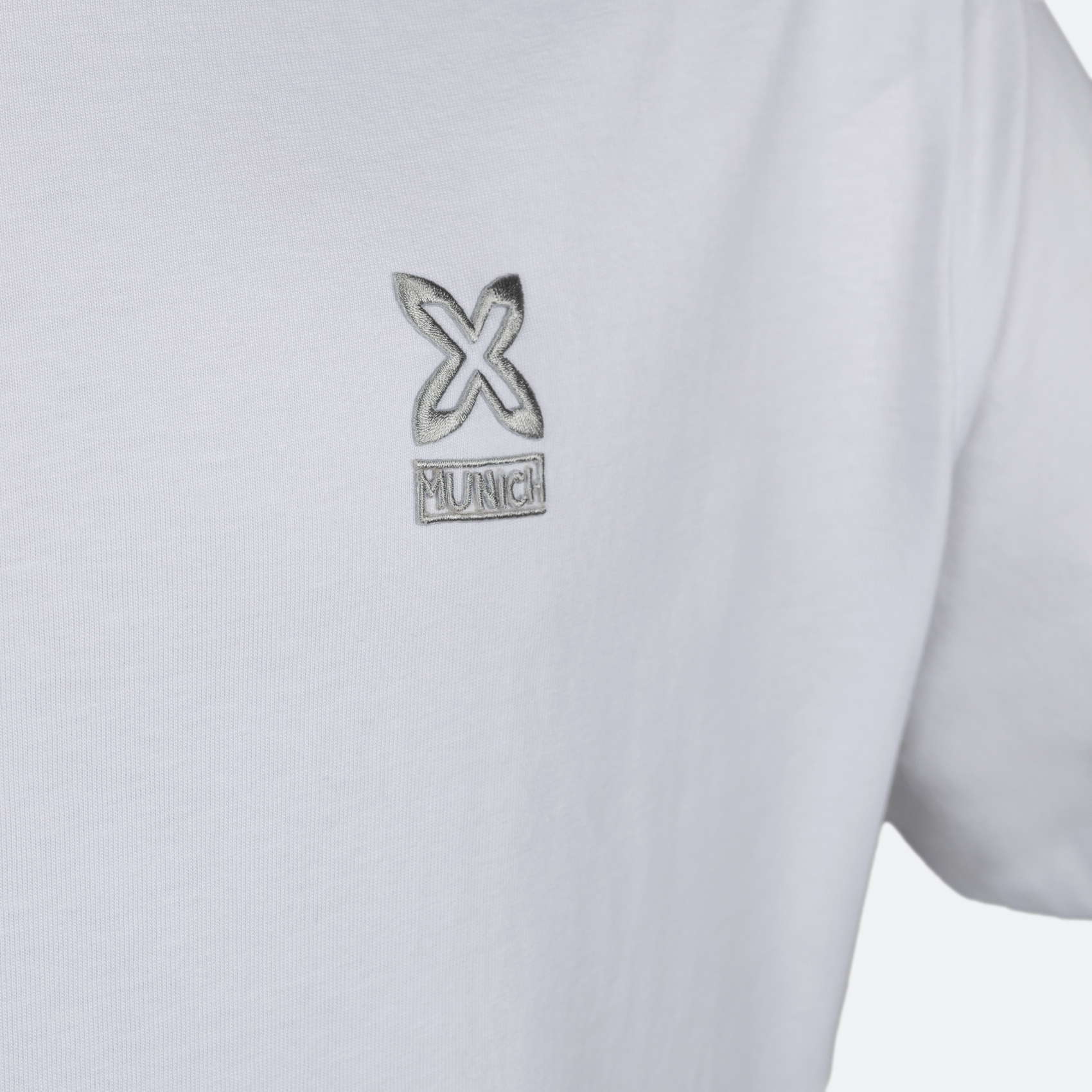 Camiseta MUNICH basica de algodón blanca