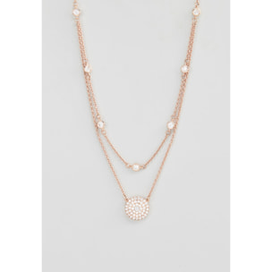Collana U.S. Polo Assn. In metallo placcato oro rosa