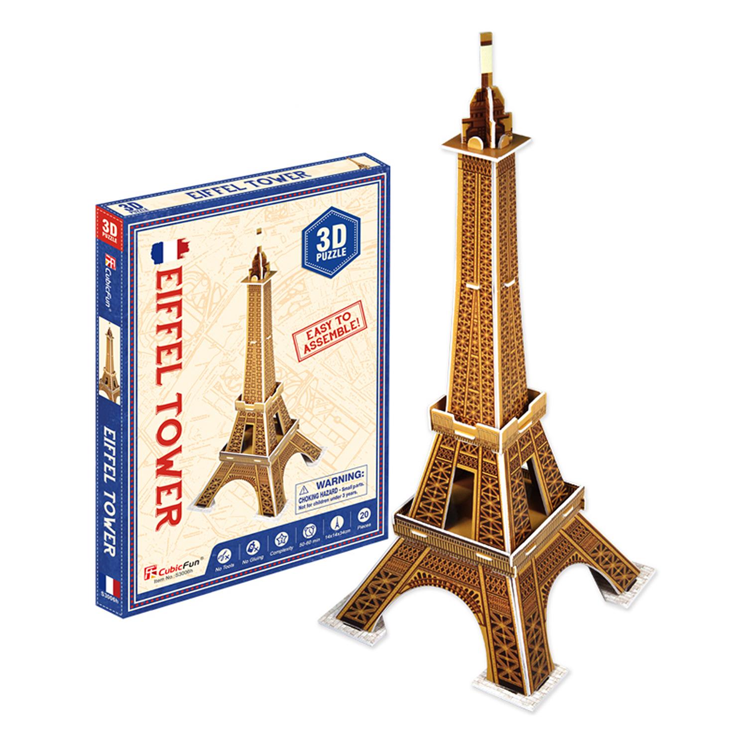 Puzzle 3D della TORRE EIFFEL