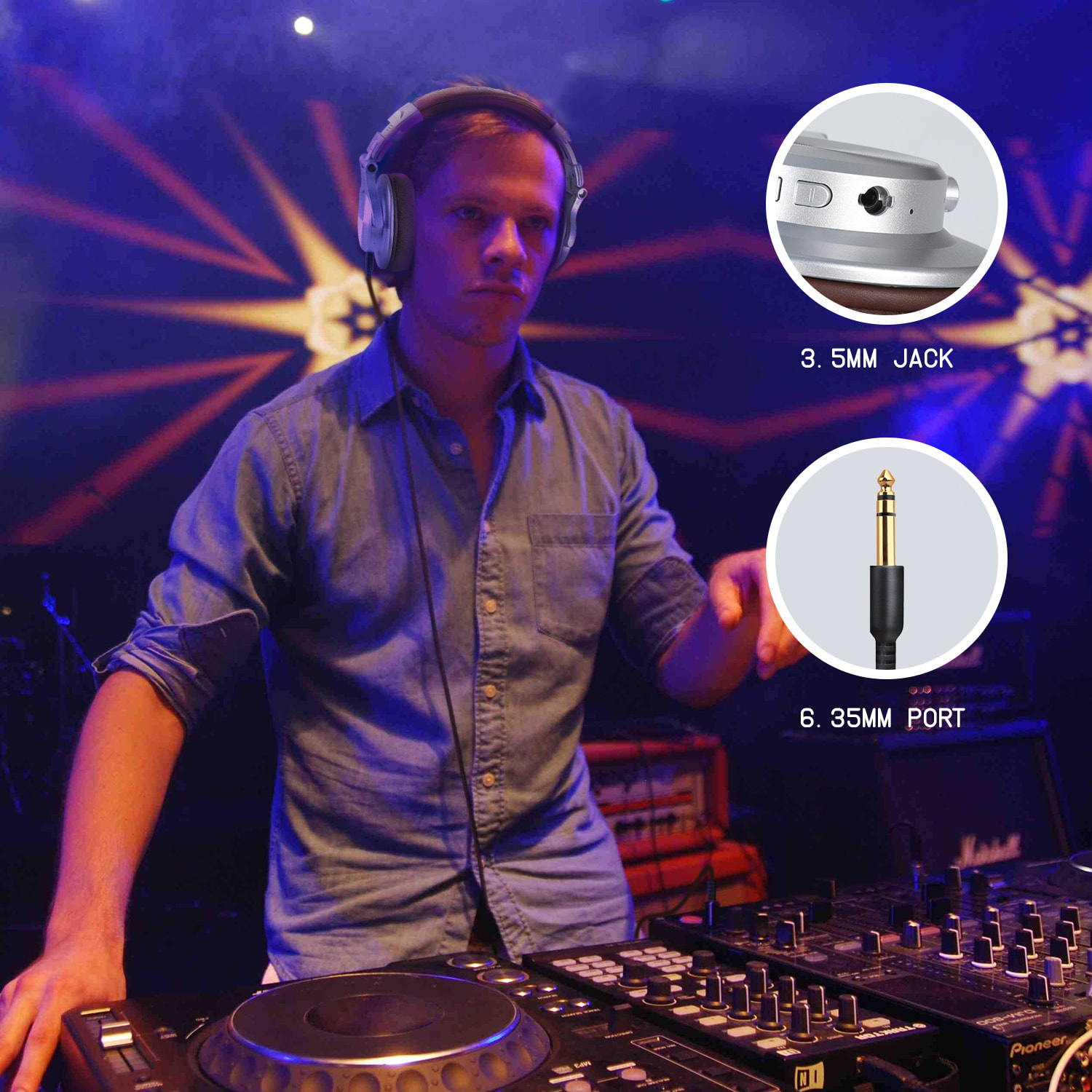 MAGNUSSEN H6 HEADPHONES en color Marron