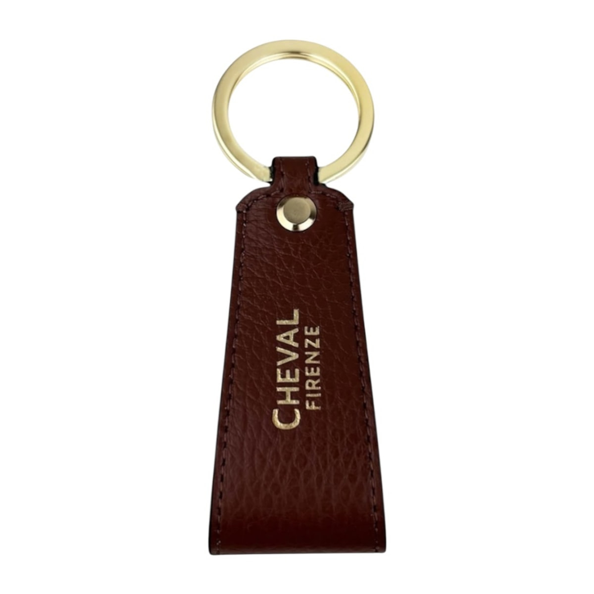 Llavero Cinta Cheval Firenze Marrón