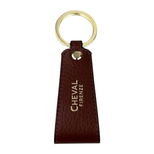 Llavero Cinta Cheval Firenze Marrón