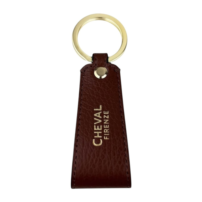 Llavero Cinta Cheval Firenze Marrón