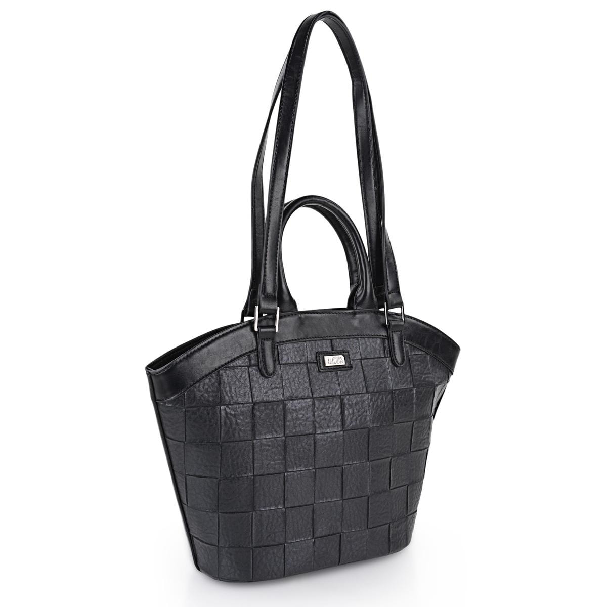 Bolso Shopper-Tote Lois Crossover Negro