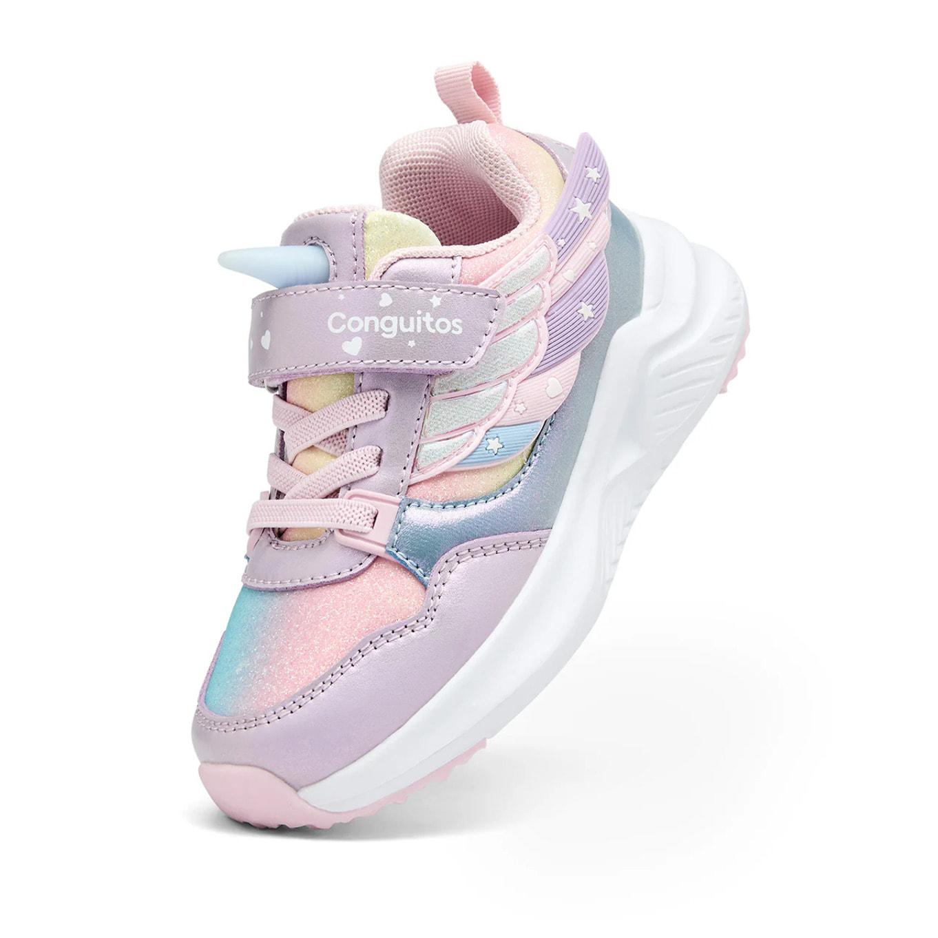 Zapatillas De Luces De Niña Con Cordones Elásticos