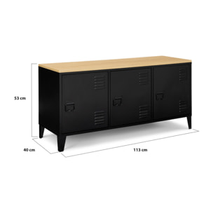 Meuble TV industriel Storen en métal