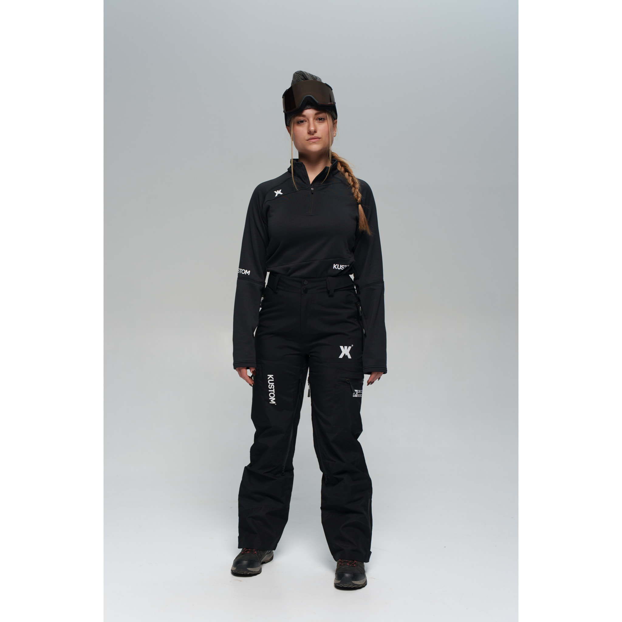 Maglietta termica AXIS KUSTOM nera DONNA