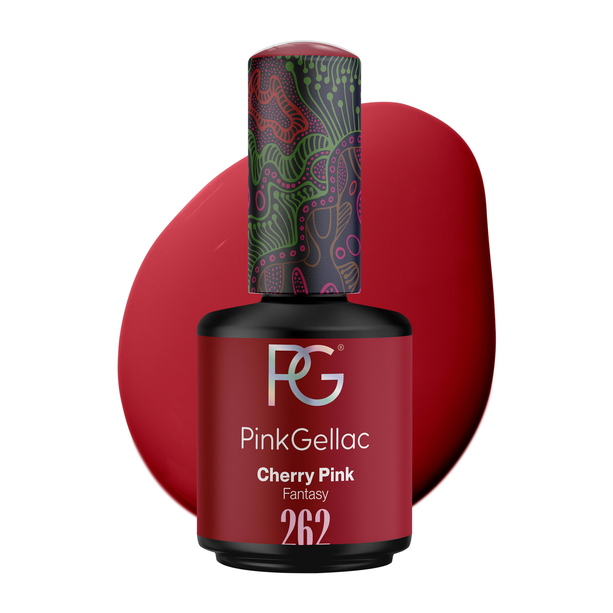 Vernis semi-permanent - 262 Cherry Pink - 15 ml