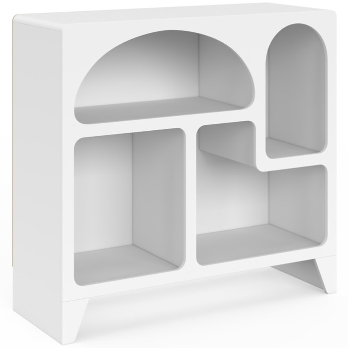 Buffet Alanya organique blanc 80cm