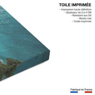 Tableau bleu méditerranéen Toile imprimée