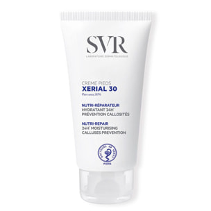 Xerial 30  - Crème Pieds Nutri-Réparateur Hydratant 24h, Prévention Callosités 50 ml