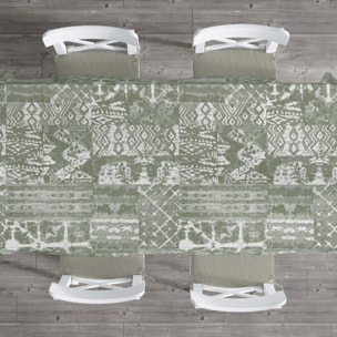 Mantel de Tela Estampado Antimanchas – Mive Sage