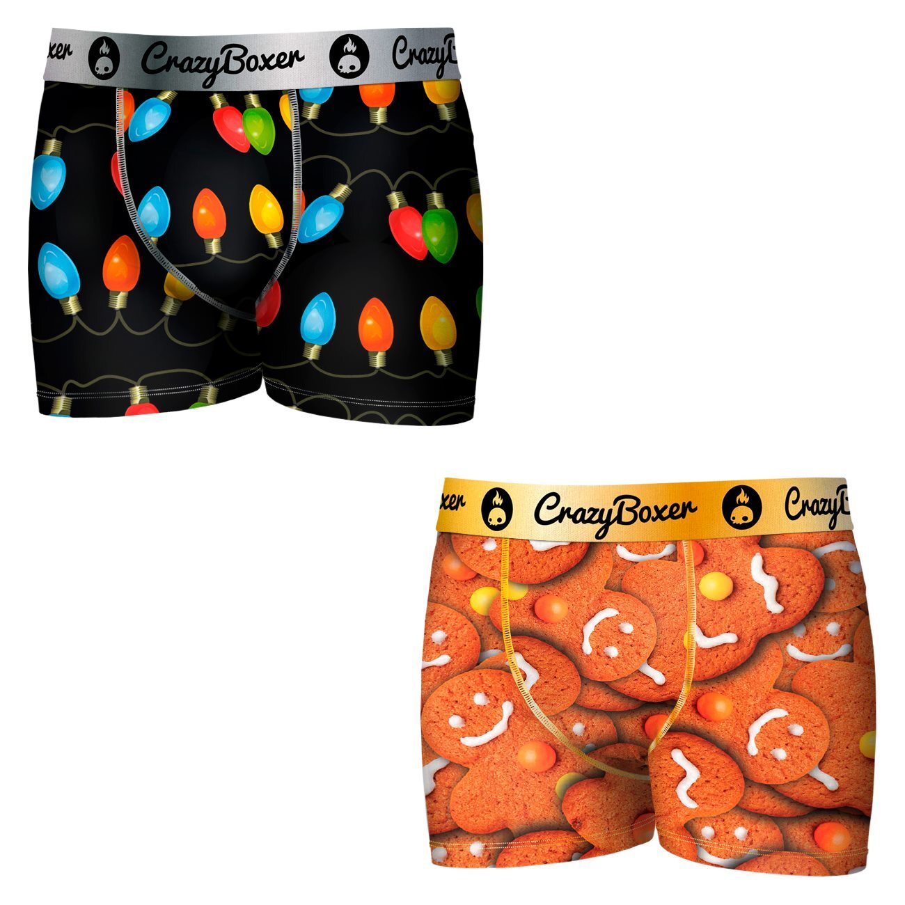 Pack 2 calzoncillos crazy boxer multicolor para niño