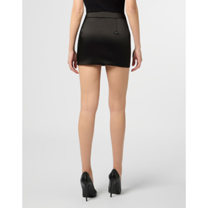 PHILIPP PLEIN Satin Mini Skirt Rose
