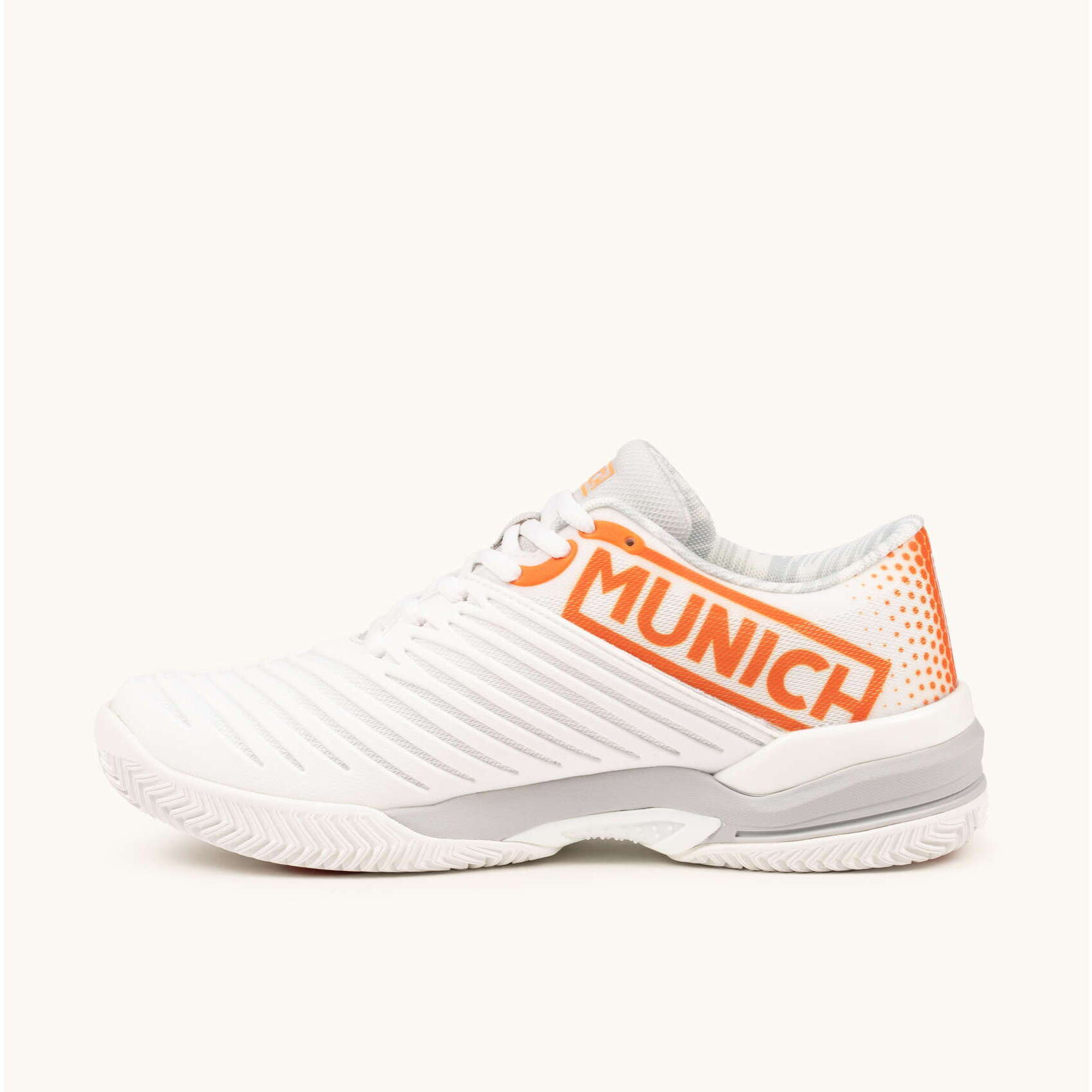 MUNICH PADX PADEL 60 Zapatillas de Pádel Blancas y Naranja