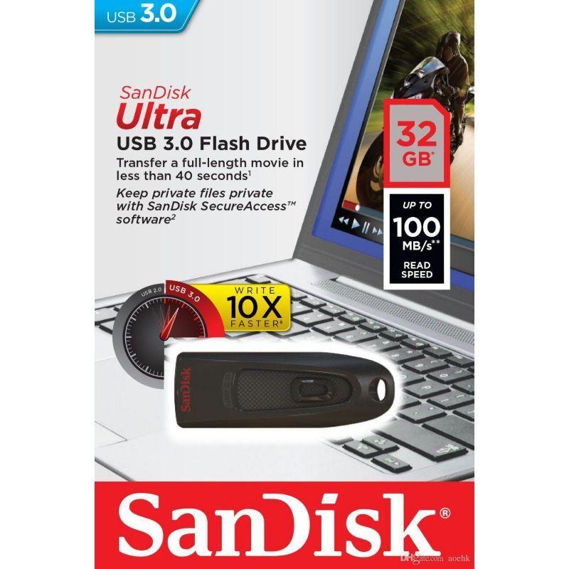 Sandisk - Clé USB SANDISK Ultra 32GB 3.0