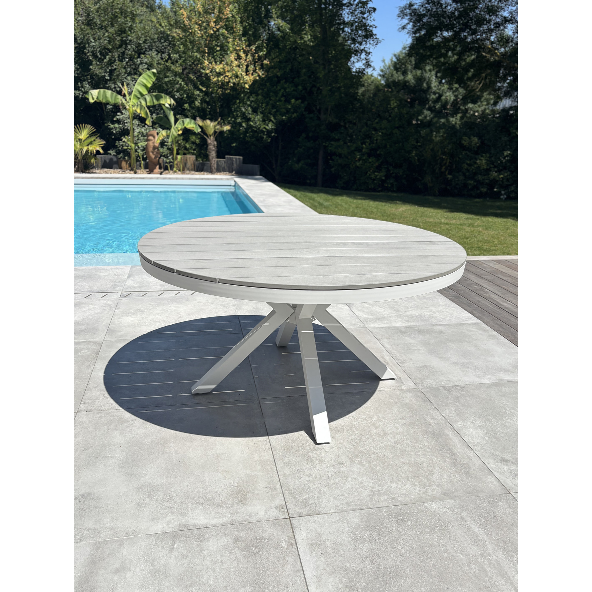 ELBA - Table de jardin en aluminium